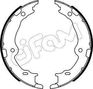 LEXUS Комплект барабанних колодок LS (_F4_) 460 AWD (USF45, USF46) 08-, TOYOTA CENTURY (_G6_) Hybrid (UWG60 18- CIFAM 153522