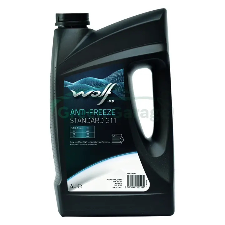 ANTI-FREEZE STANDARD G11 4Lx4 - !!! РОЗПРОДАЖ - АКЦІЙНА ЦІНА !!! S-Oil 8325182 (фото 1)
