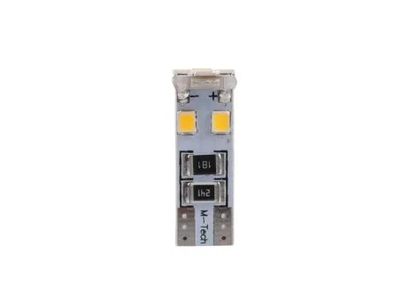 LED лампочка LED, 2шт, LED, 12В, max. 0,64Вт, колір світла Білий, тип гнізда W2,1X9,5D, без дозволу використання на дорогах загального використання, для авто із CAN-Bus M-TECH LB312W