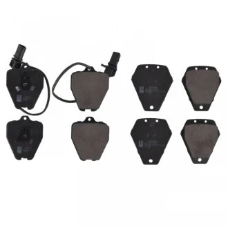 Комплект гальмівних колодок передн, AUDI A6 C4, A6 C5, A8 D2 2.5D-4.2 03.94-01.05 BLUE PRINT ADV184288