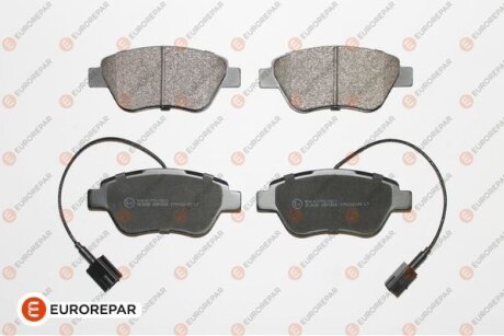 Гальмівні колодки пер. Nemo/Bipper 08- (BOSCH) (122.8x53.6) з датчиком EUROREPAR 1617283380