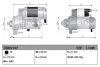 Стартер (12В, 1,1кВт, новий із заставою) DENSO DSN2137 (фото 1)
