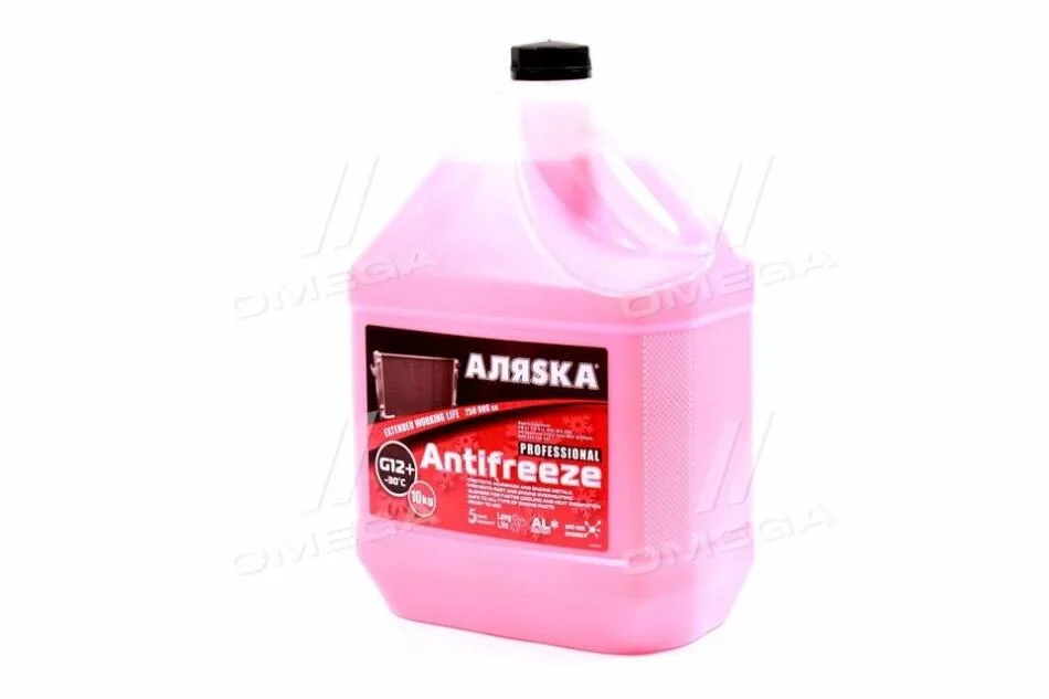 Антифриз Аляска ANTIFREEZE-30 червоний (Каністра 10л) АЛЯSКА 9006 (фото 1)