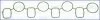 AUDI прокладка колектора впускного A1, A3, A4, A4 ALLROAD, A5, A6, Q3, Q5, TT SEAT ALHAMBRA, ALTEA, ALTEA XL, EXEO, EXEO ST, IBIZA IV, LEON SKODA OCTAVIA II, SUPERB II, YETI VW BEETLE, CADDY III 2.0D 05.03- AJUSA 13237200 (фото 1)