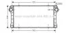 AVA TOYOTA Інтеркулер AURIS 2.0, 2.2 D-4D 06-, AVENSIS 2.0, 2.2 D-4D 08- AVA COOLING TO4565 (фото 1)