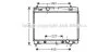 AVA TOYOTA Радіатор охолодження двиг. (з АКПП) Yaris 1.0/1.3 05- AVA COOLING TO2577 (фото 1)