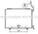 AVA FORD Радіатор кондиціонера (конденсатор) B-MAX 1.5, 1.6 TDCi 12-, TOURNEO COURIER B460 14-, FIESTA VI 10- AVA COOLING FD5610 (фото 1)