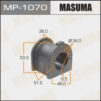 Втулка стабилизатора /front/ LAND CRUISER/ MASUMA MP1070 (фото 1)