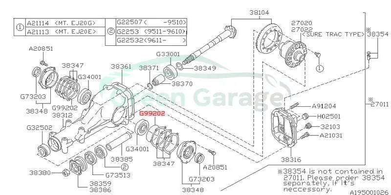 Кільце ущільн. SUBARU 806992020 (фото 1)