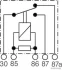 Реле 10A, 20A 12V Audi, SEAT, Skoda, VW (вир-во Elparts) HERTH+BUSS 75614601 (фото 3)