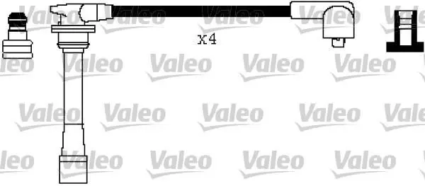HYUNDAI комплект високовольтних проводів Elantra,Tucson,Kia cerato,Ceed 1.6/2.0 VALEO 346330 (фото 1)