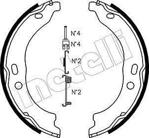 Комплект гальмівних колодок (барабанних) METELLI 530095K