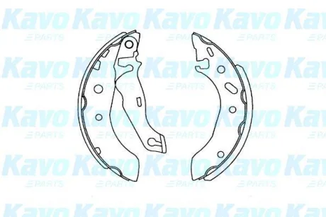 PARTS FORD щоки гальмівні FIESTA,KA,PUMA 96- KAVO KBS5407
