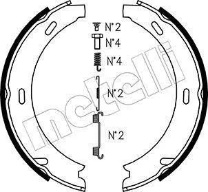 Комплект гальмівних колодок (барабанних) METELLI 530233K (фото 1)