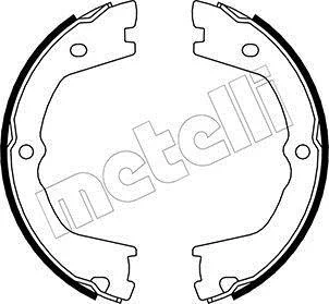 Комплект гальмівних колодок (барабанних) METELLI 530086