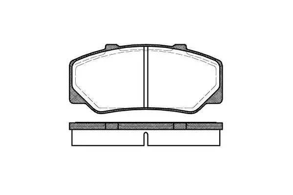 VOLVO Колодки тормозные передние 740,760,760 82- bendix REMSA 0176.00 (фото 1)