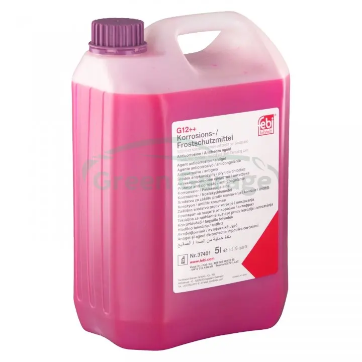 Концентрат антифризу (тип охолоджувача G12++) (60L, 1:1=-36°C), Si-OAT, фіолетовий, включає: моно-етиленгліколь MERCEDES A (V177), A (W176), A (W177), AMG GT (C190), AMG GT (C192) 1.0-Electric FEBI BILSTEIN 37402 (фото 1)