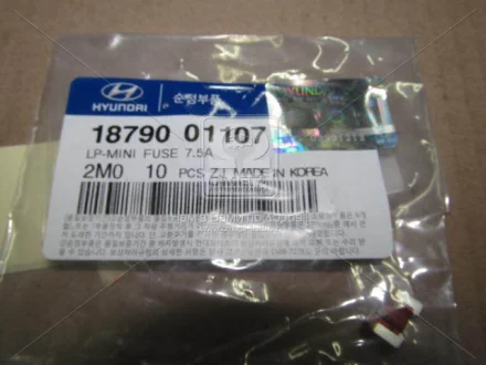 Запобiжник Hyundai/Kia/Mobis 1879001107