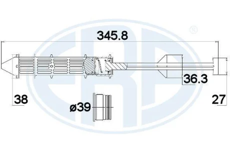 Осушувач кондицiонера ERA 668014