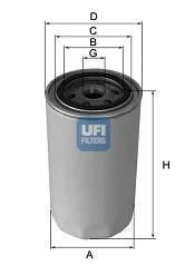 Масляний фiльтр UFI 80.026.00