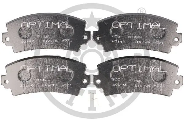 Гальмівні колодки дискові OPTIMAL BP91422 (фото 1)