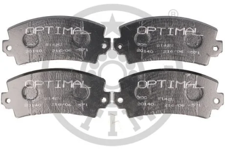 Гальмівні колодки дискові OPTIMAL BP91422