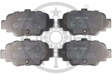 Гальмівні колодки дискові OPTIMAL BP12330
