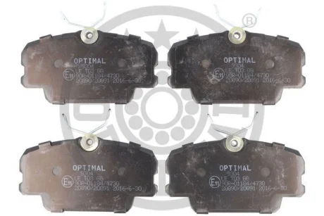 Гальмівні колодки дискові OPTIMAL BP09304