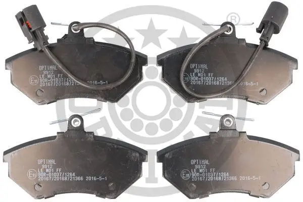 Гальмівні колодки дискові OPTIMAL BP09912 (фото 1)