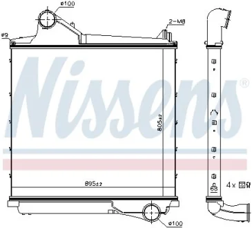 Інтеркулер NISSENS 961555