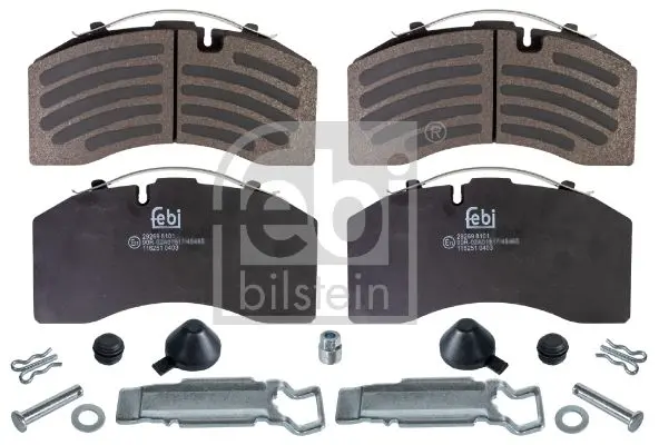 КМП гальмівних колодок FEBI BILSTEIN 116251 (фото 1)