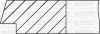 Комплект поршневих кілець на 1 поршень (розмір отв. 81.01/STD) VW, SKODA, AUDI 1.6 94- (ADP/ AEH / AEK /AKL /AHL) бензин YENMAK 9109107000 (фото 2)