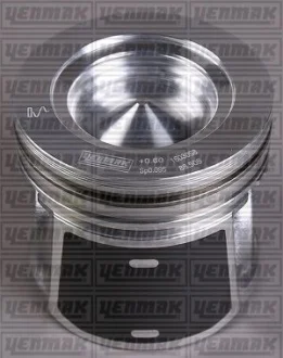 FIAT Поршень з кільцями і пальцем (88 / STD) DUCATO 2.3 D 06- дизель (двиг. F1AE0481D) YENMAK 3104838000