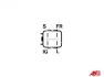 Генератор Toyota Camry (XV40/50)/Lexus RX II 3.5i 06-17 (100A/12V) AS-PL A6294 (фото 5)