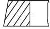 Кільця поршневі, FIAT Panda/Uno, LANCIA Y10, PEUGEOT 106 MAHLE / KNECHT 007 26 N2 (фото 2)