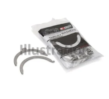 Комплект регулювальних шайб, колінчатий вал KING TW 156AM