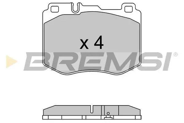 Гальмівні колодки пер. MB C-Class (W205)/E-Class (W213) 13-23 (BREMBO) BREMSI BP3634 (фото 1)