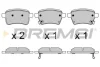Гальмівні колодки зад. 500L 16-/Corsa E 12- (TRW) BREMSI BP3627 (фото 1)