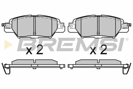 Гальмівні колодки зад. Mazda CX5 14- (Akebono) BREMSI BP3661