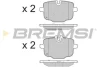 Гальмівні колодки зад. BMW 5 (F10) 10- (ATE) BREMSI BP3450 (фото 1)
