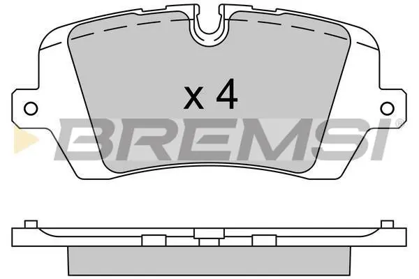 Гальмівні колодки зад. Range Rover IV 12- /Range Rover Sport 13- (TRW) BREMSI BP3533 (фото 1)