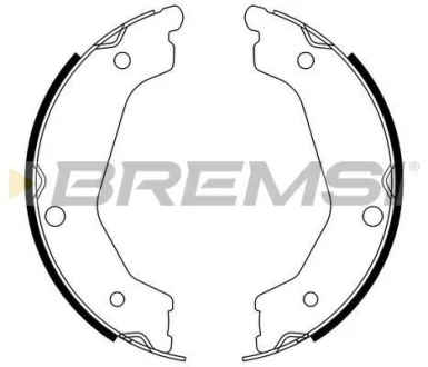 Колодки ручного гальма Santa Fe 09-12/Sorento 02-15 BREMSI GF0764