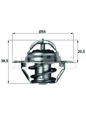 Термостат MAHLE / KNECHT TX 3 79 D (фото 1)
