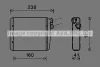 AVA LAND ROVER Радіатор опалення Discovery Sport, Freelander II, Range Rover Evoque 10-, Volvo S60/80, XC70 AVA COOLING VOA6163 (фото 1)